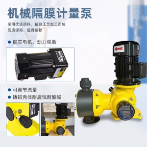 机械电磁GM加药柱塞式流量泵可调耐腐蚀污水处理设备 JCM6.5L_1.0MPa 60